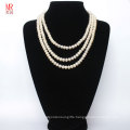 3 Strands Fancy Nature Freshwater Pearl Necklace